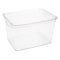 Simplify Storage Bin, Plastic, Super Clear, 14.7 in H, 10.6 in W, 14.7 in L 24062 - alternate 1